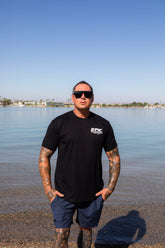 Epic Lifestyle Unisex T-shirt Black & Grey Checkered