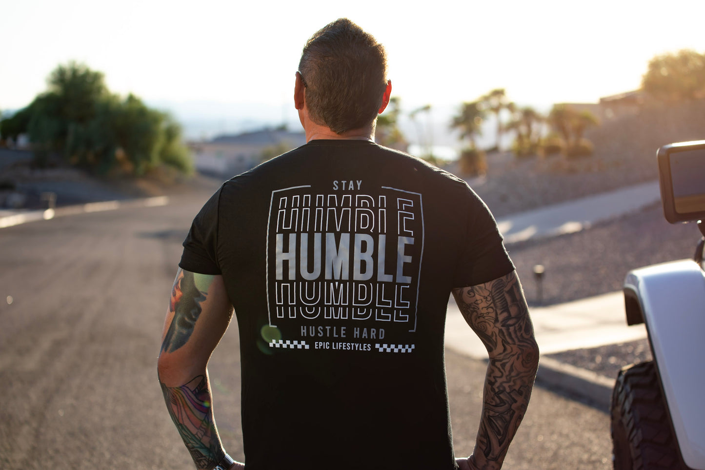 Epic lifestyle stay humble Mens T-shirts