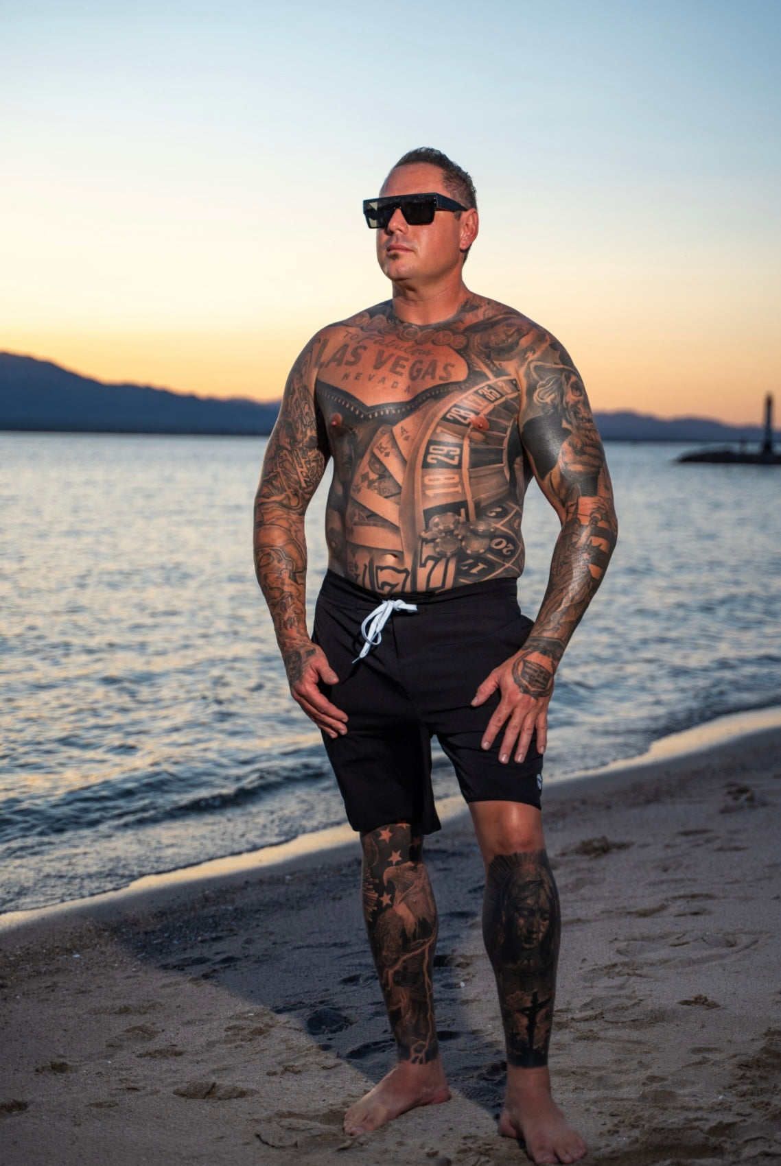 EPIC BOARD SHORTS BLACK