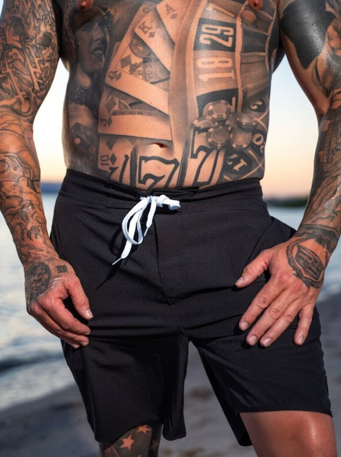 EPIC BOARD SHORTS BLACK
