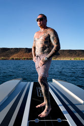 Men’s Leopard Print Board Shorts
