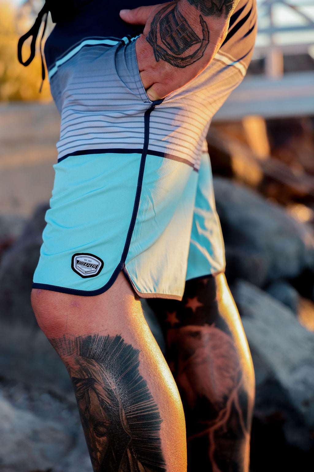 EPIC BOARD SHORTS TEAL