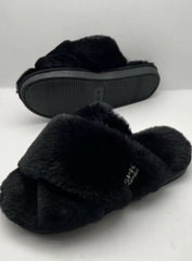 EPICLIFESTYLES BLACK SLIPPERS