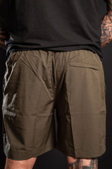 EPIC FIT MENS GYM SHORTS OLIVE GREEN