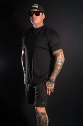 EPIC FIT MENS GYM SHORTS BLACK