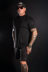 EPIC FIT MENS GYM SHORTS BLACK