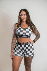 EPIC FIT WOMENS NEW CHECKERED LOUNGE SETS