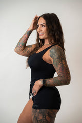 EPIC FIT BLACK WOMENS LOUNGE SETS