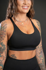 EPIC FIT WOMENS SPORTS BRA BLACK