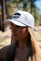 Epic Lifestyles Men's New Hat Rubber Patch White Hat