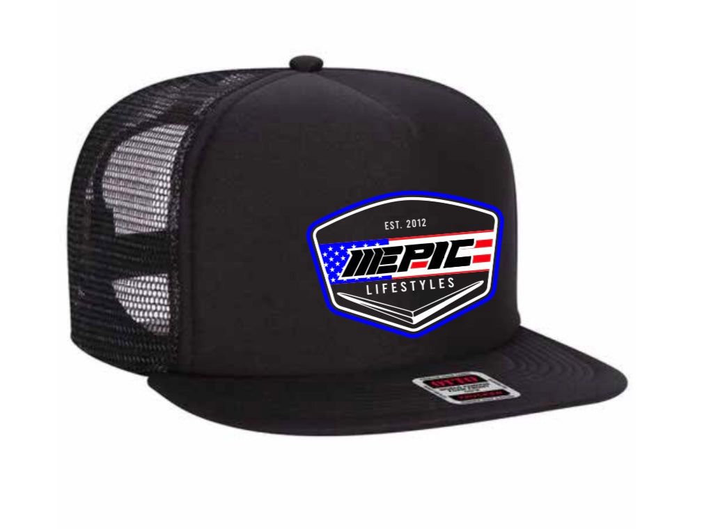 Epic Lifestyles trucker hats Black