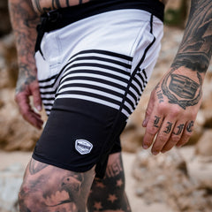 Epic Boardshorts Light Grey & Black