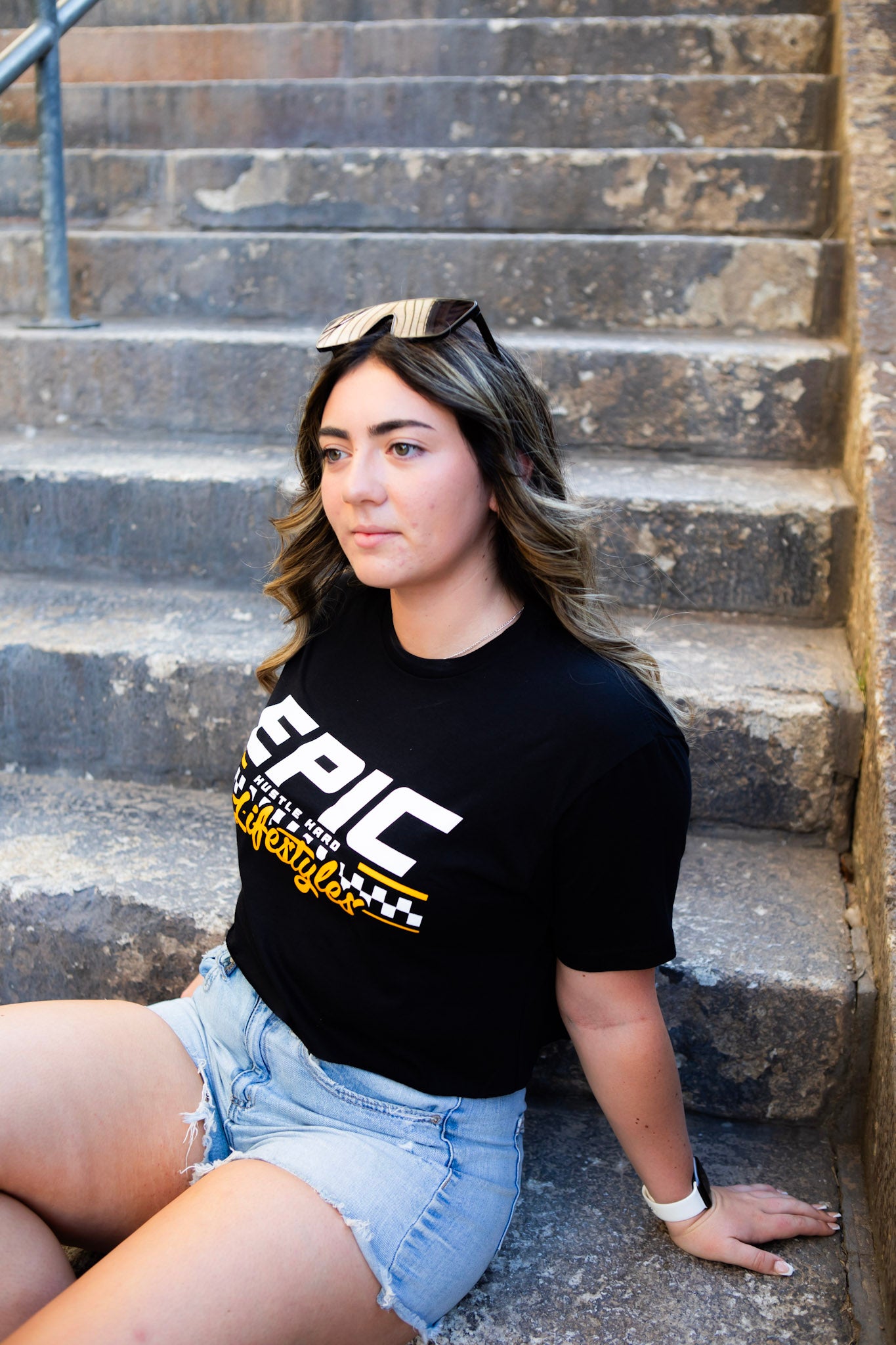 Epic lifestyle Raw cropped T-shirt