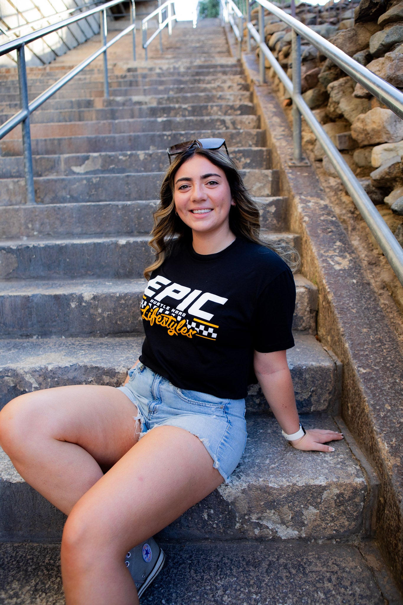 Epic lifestyle Raw cropped T-shirt