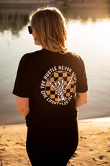 Epic Lifestyles Unisex Gold Black Skull ☠️ Hand T-shirt