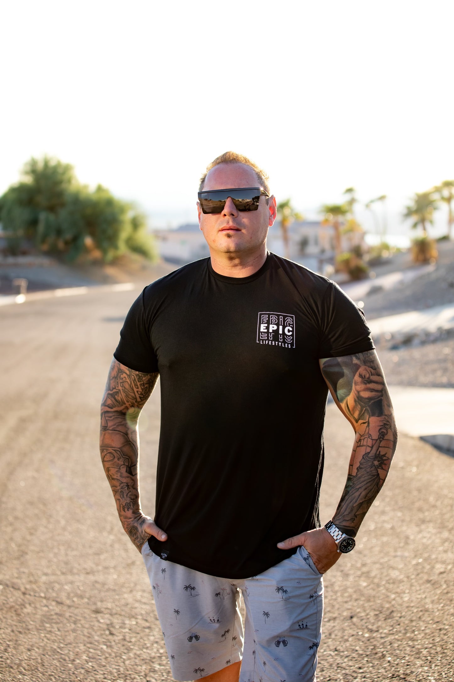 Epic lifestyle stay humble Mens T-shirts