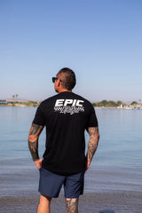 Epic Lifestyle Unisex T-shirt Black & Grey Checkered
