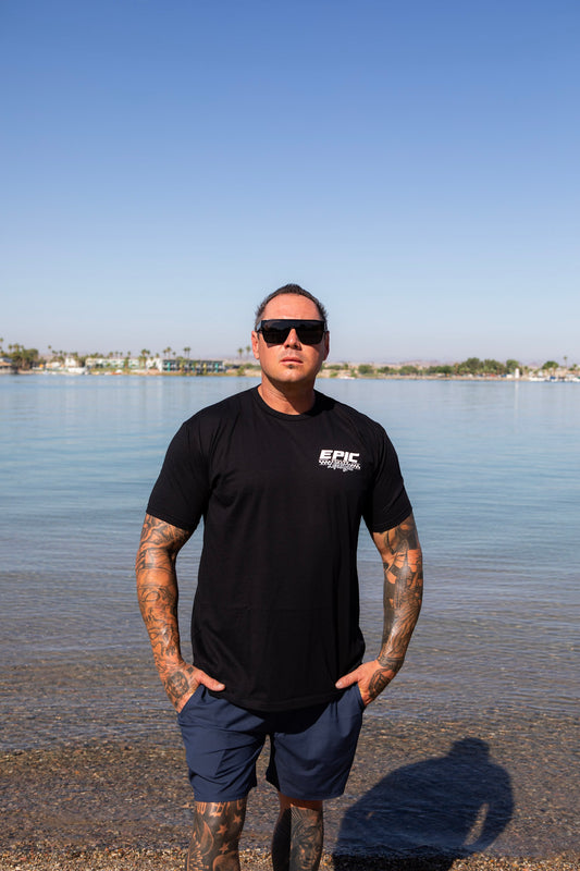 Epic lifestyle BLACK & GREY CHECKERED TSHIRTS