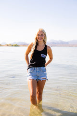 Epic lifestyle RED WHITE BLUE CHECKERED TANK BLACK