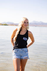 Epic lifestyle RED WHITE BLUE CHECKERED TANK BLACK