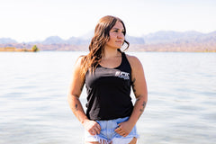 Epic lifestyle BLACK & GREY CHECKERED LOGO TANK