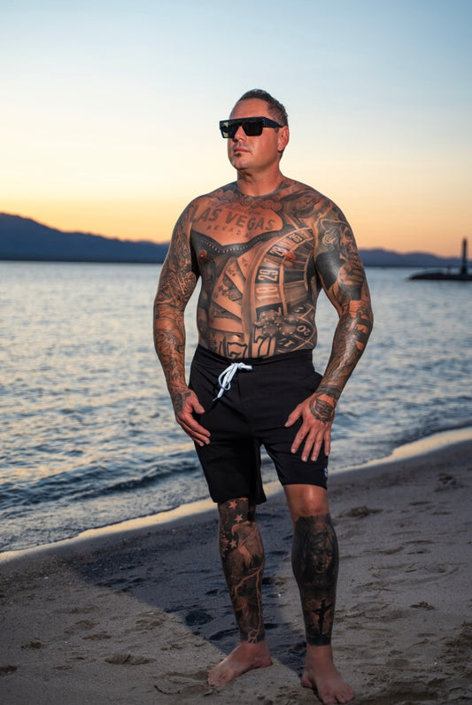 EPIC BOARD SHORTS BLACK