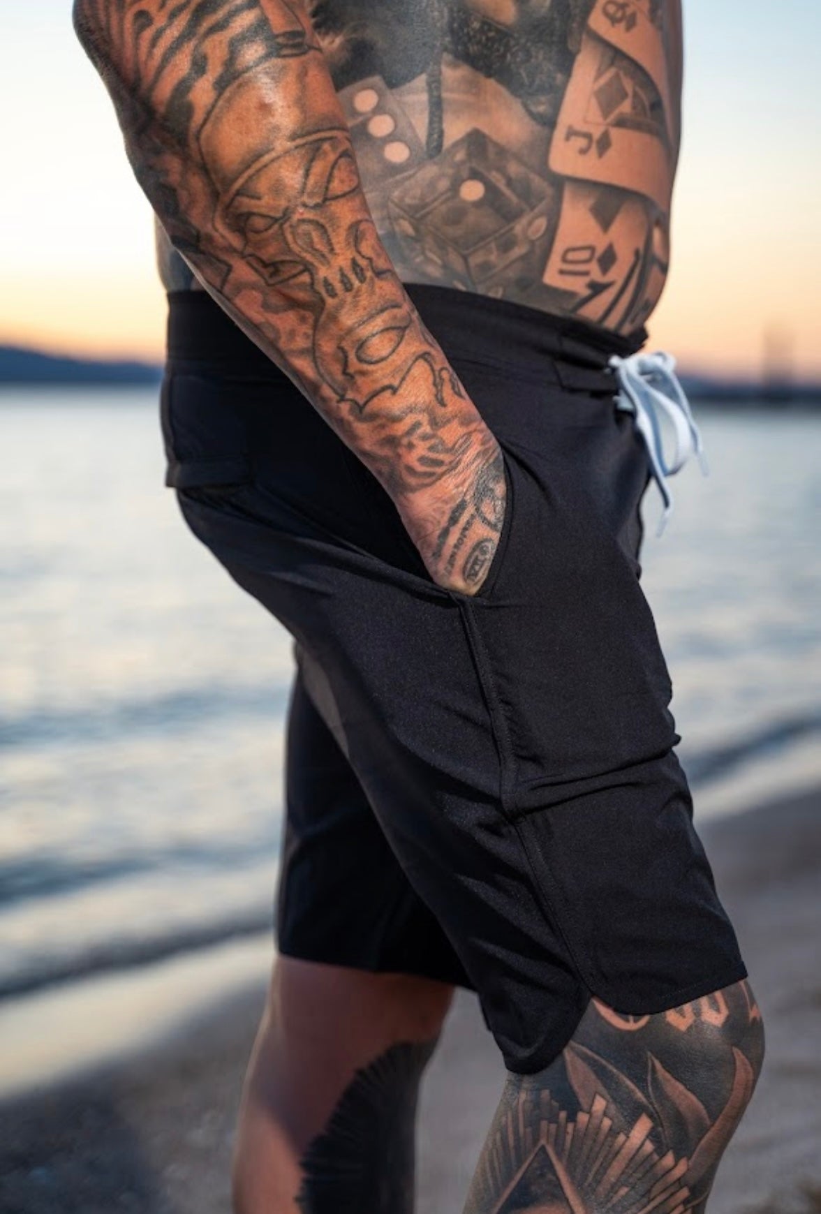 EPIC BOARD SHORTS BLACK