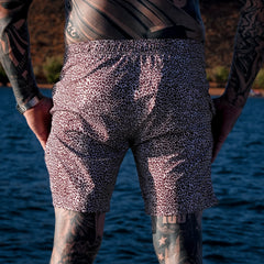 Men’s Leopard Print Board Shorts
