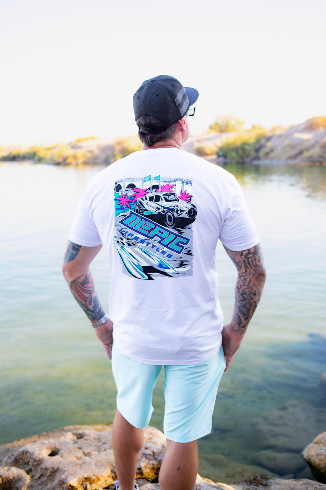 Epic lifestyle UNISEX T-SHIRT WHITE