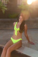 EPIC SWIMWEAR BIKIN BOTTOMS NEON YELLOW