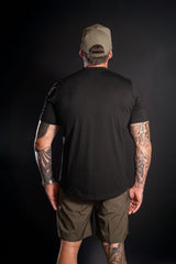 EPIC FIT MENS GYM SHORTS OLIVE GREEN