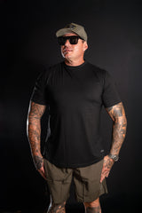 EPIC FIT MENS GYM SHORTS OLIVE GREEN