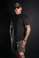 EPIC FIT MENS GYM SHORTS GREY