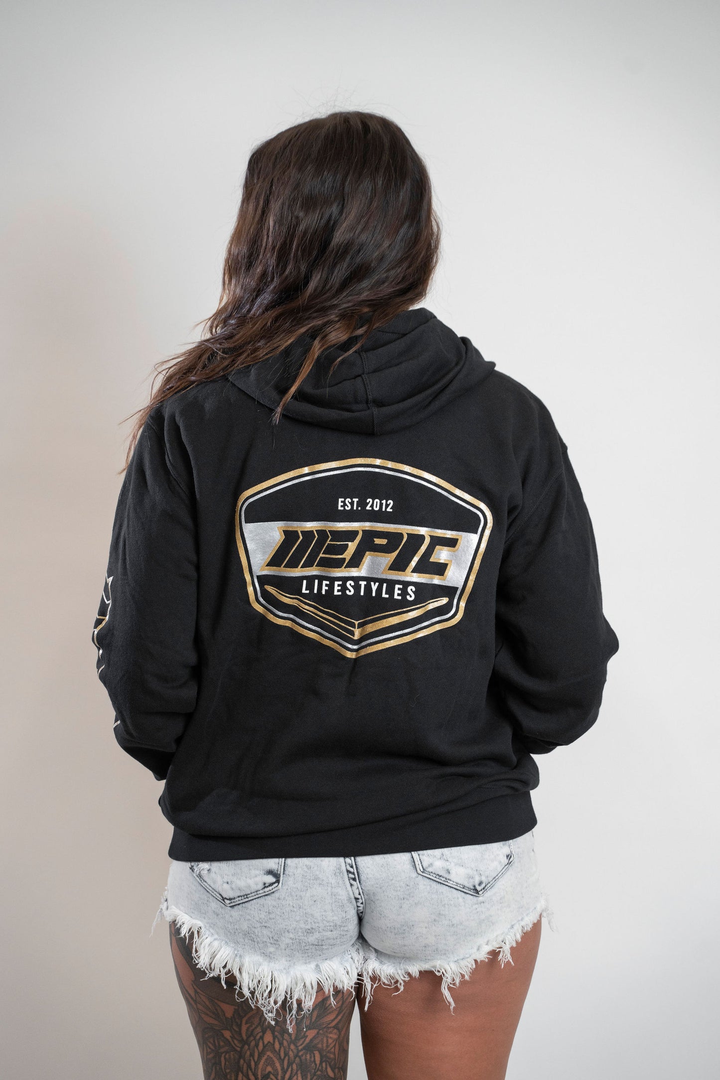 Epic lifestyle Gold Mid- Weight Zip-up Hoodie