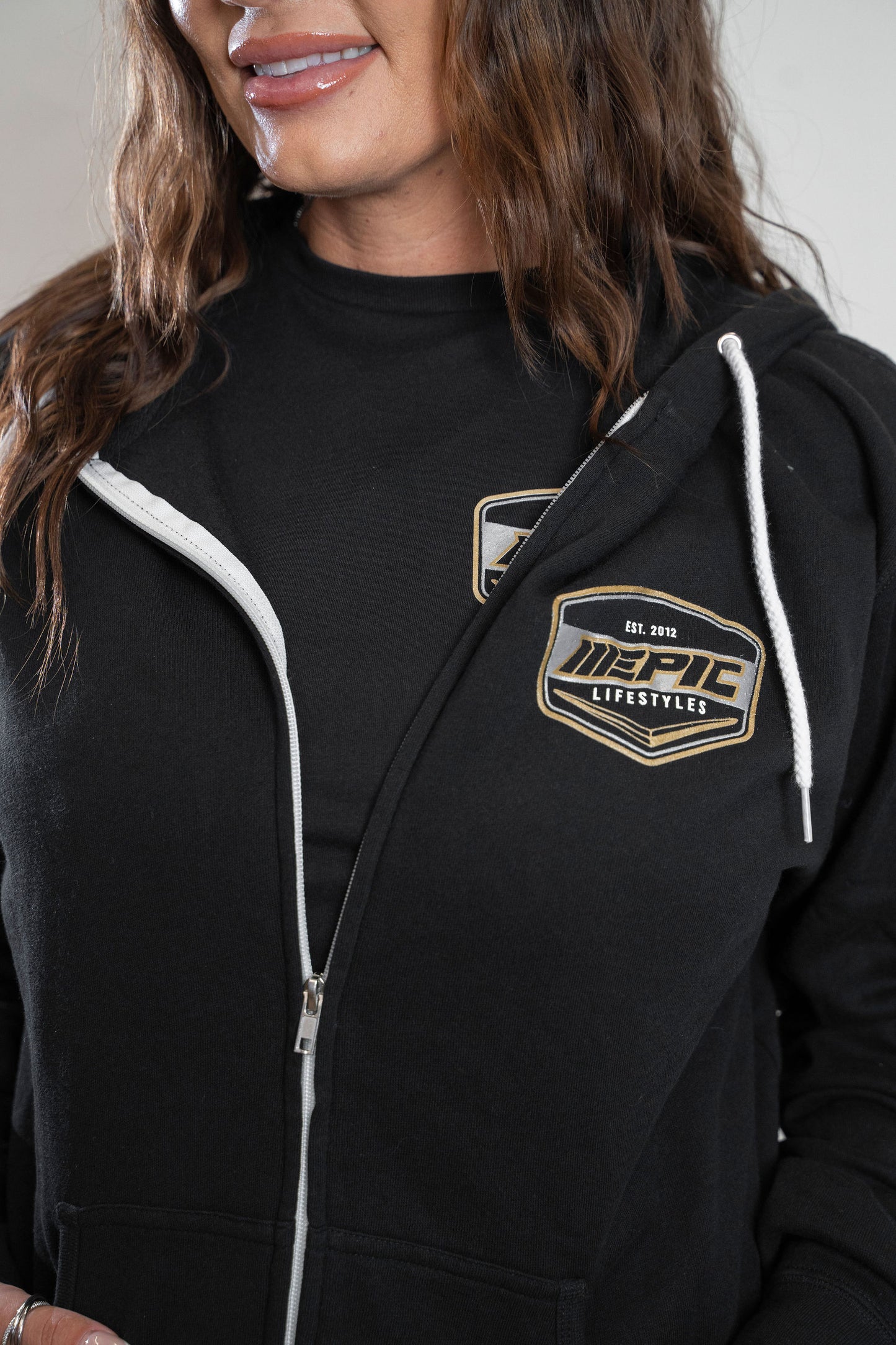 Epic lifestyle Gold Mid- Weight Zip-up Hoodie