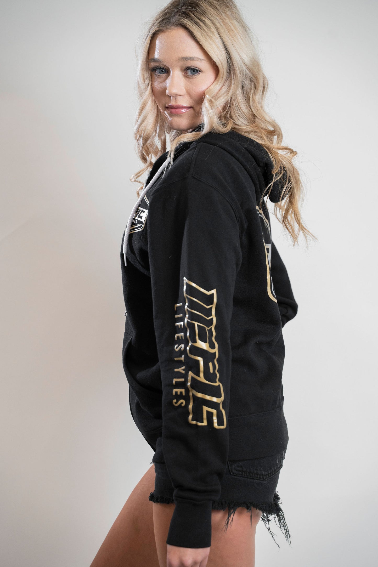 Epic lifestyle Gold Mid- Weight Zip-up Hoodie