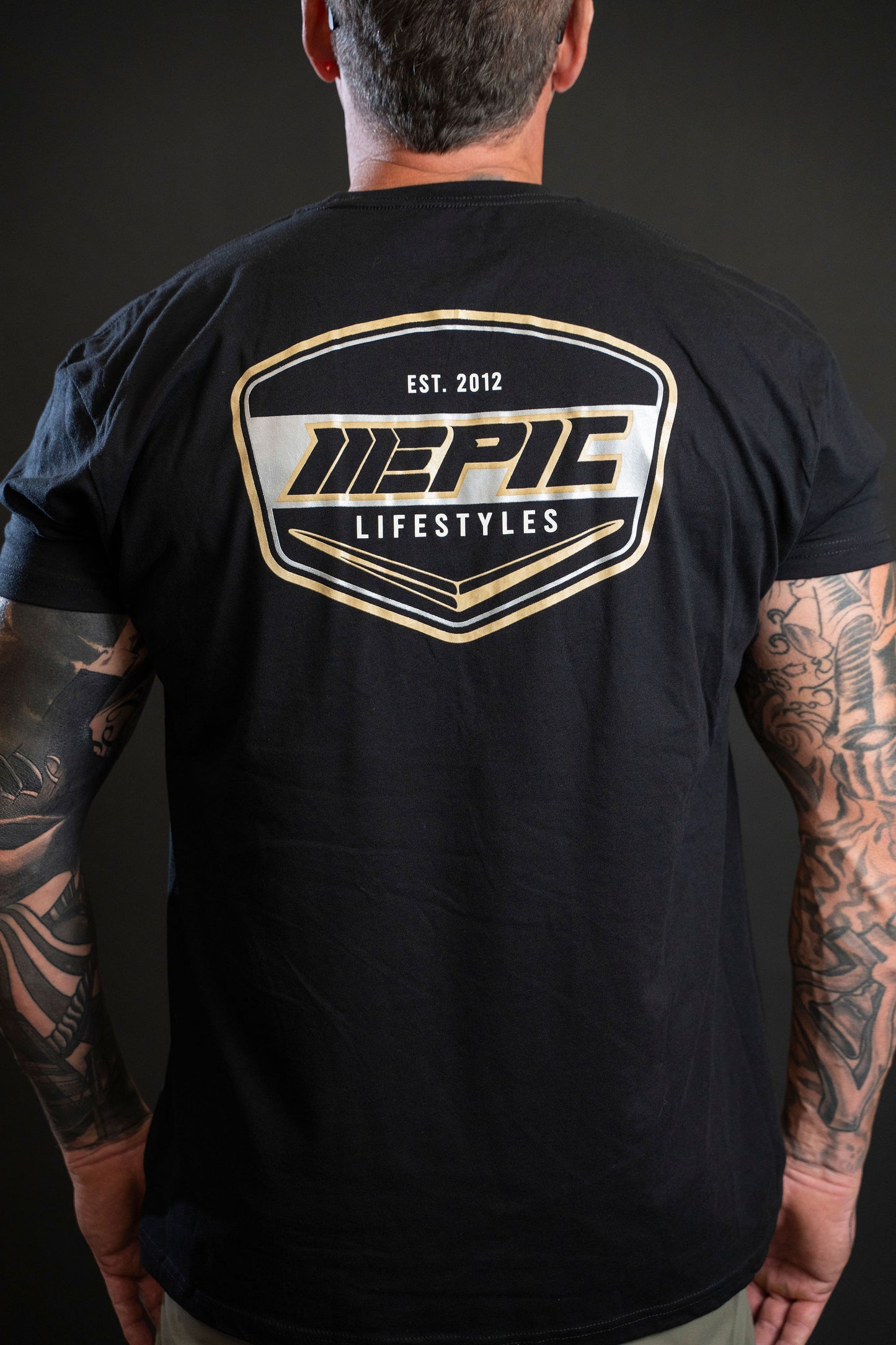 Epic lifestyle Gold Unisex T-shirt Black