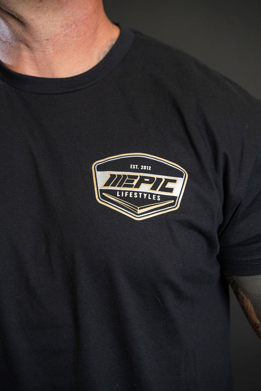 Epic lifestyle Gold Unisex T-shirt Black