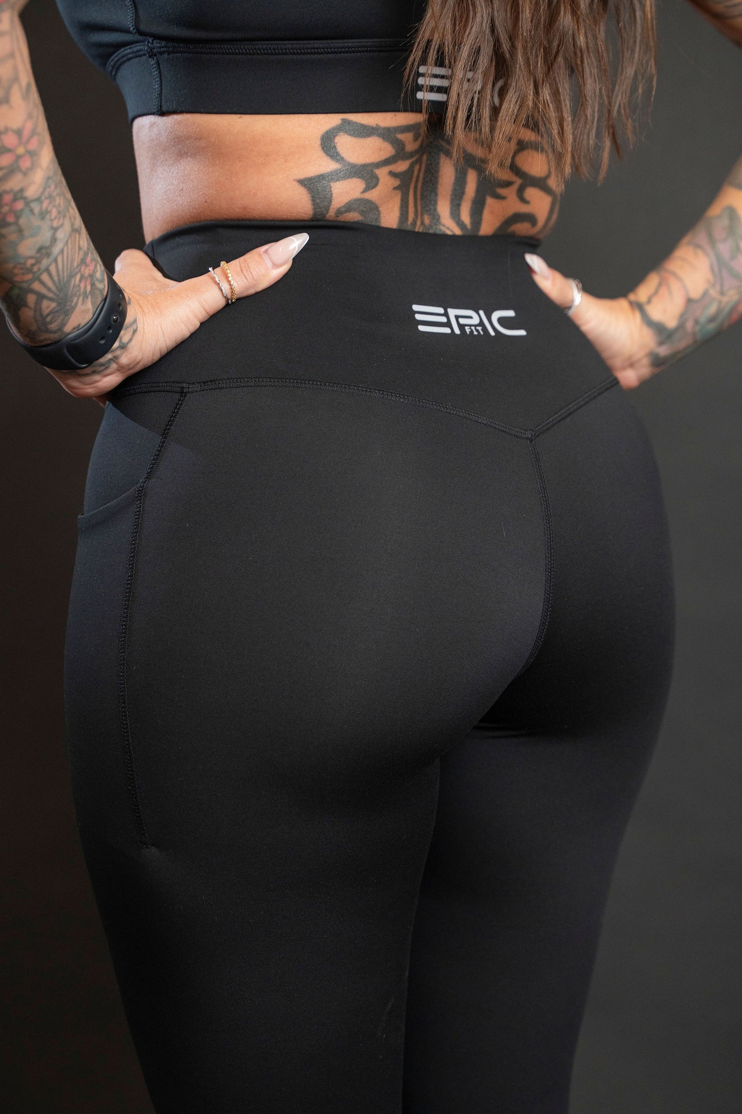 EPIC FIT WOMENS LEGGINGS BLACK