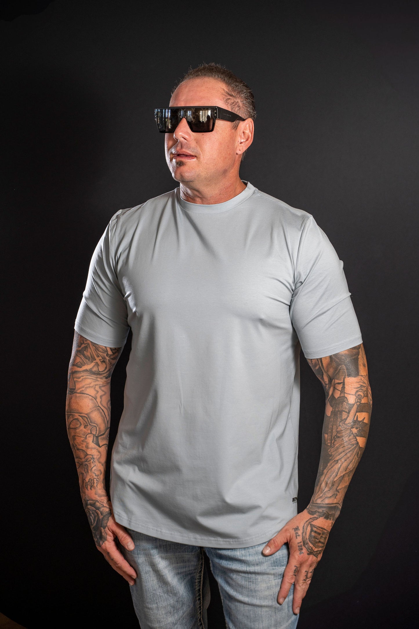 EPIC FIT MENS T-SHIRTS LIGHT GREY