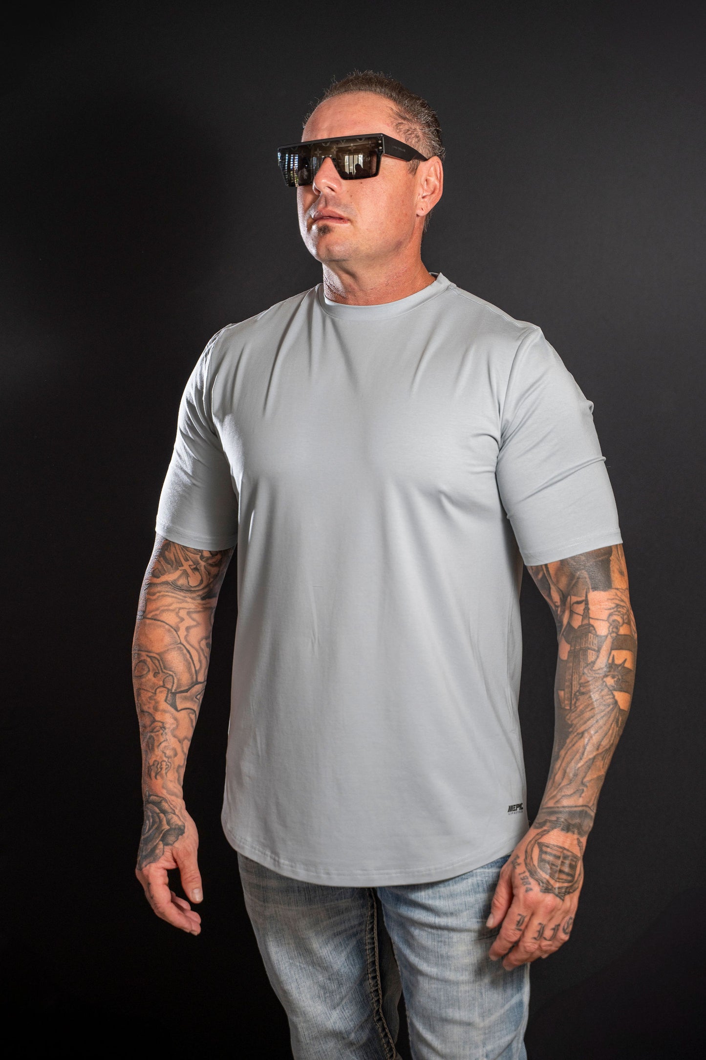 EPIC FIT MENS T-SHIRTS LIGHT GREY