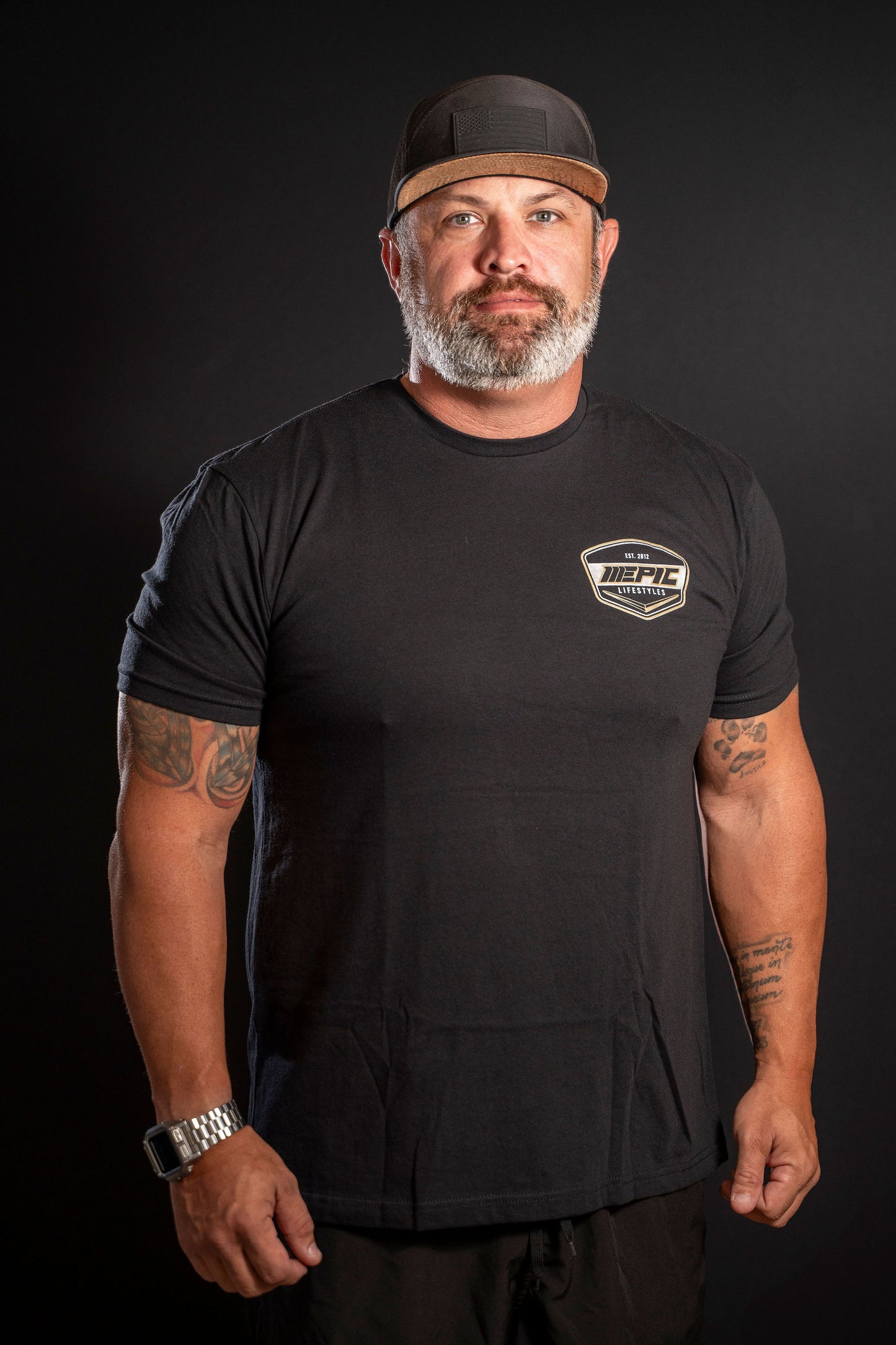 Epic lifestyle Gold Unisex T-shirt Black