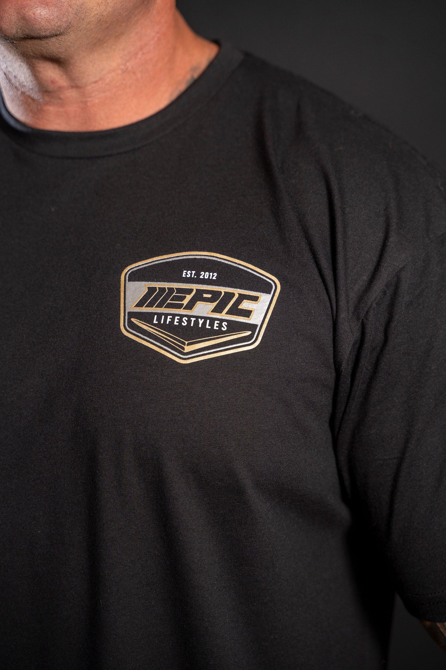 Epic lifestyle Gold Unisex T-shirt Black