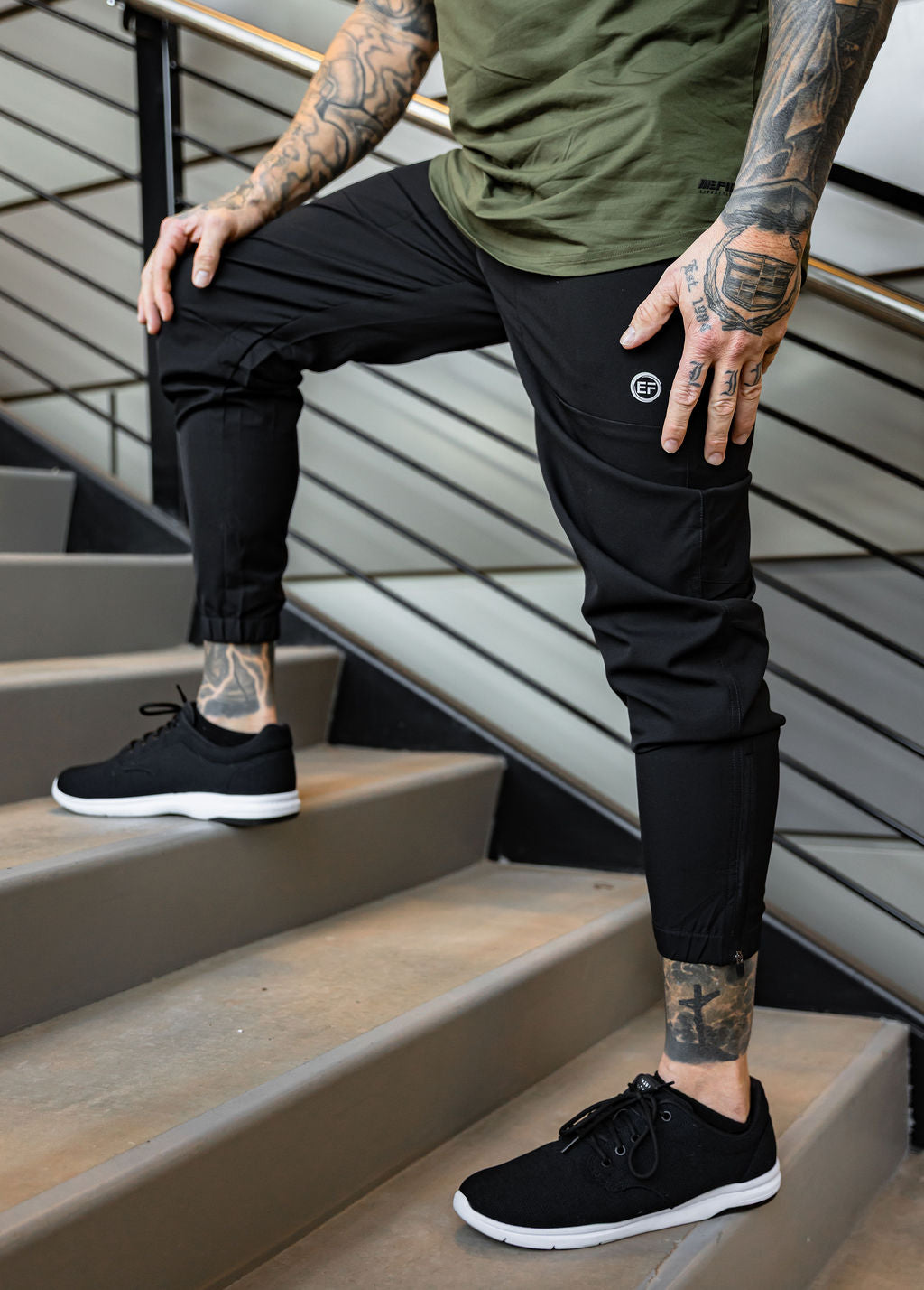 EPIC FIT MENS JOGGERS BLACK