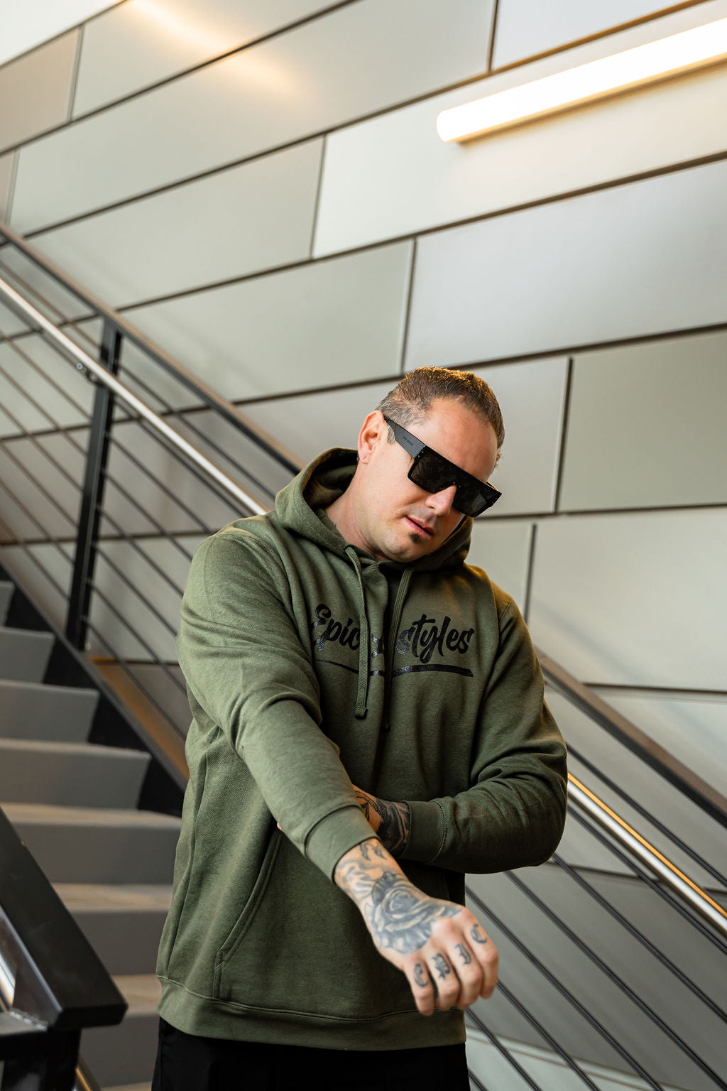 Epic lifestyle Olive Green New Pullover Hoodies