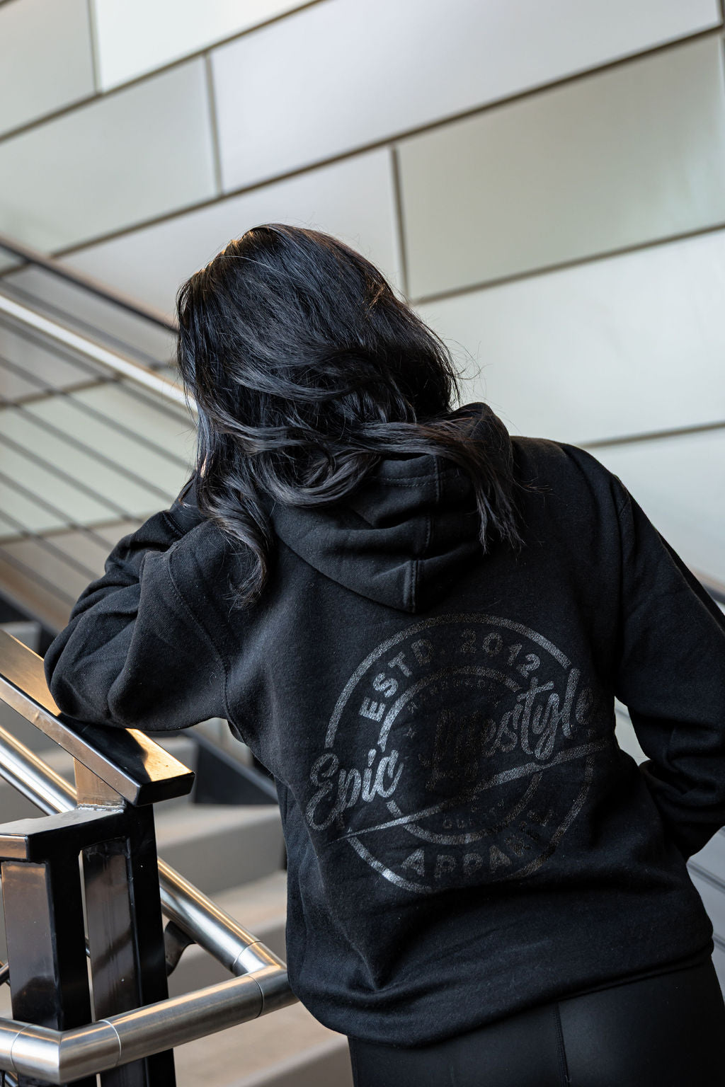 Epic lifestyle Black On Black  New Pullover Hoodie