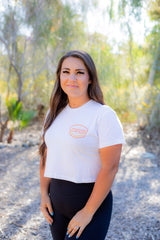 Epiclifestyles White  cropped T-shirt