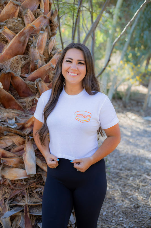 Epiclifestyles White  cropped T-shirt