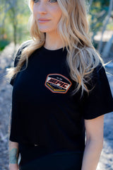 Epiclifestyles Black  cropped T-shirt