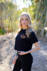 Epiclifestyles Black  cropped T-shirt